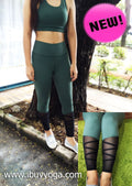 Fitz 7/8 Legging - Princess Love Mesh - Dark green
