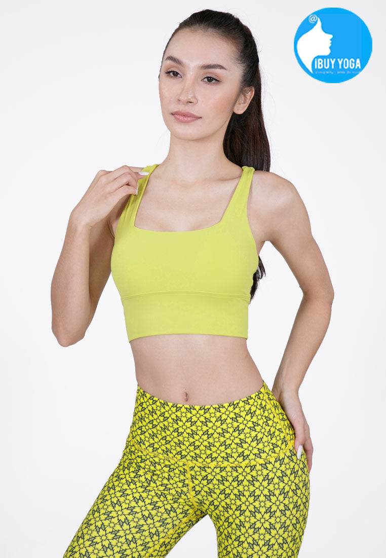 IBY - Yoga Sport Bra Light Support Be Fine - Lemon Green เขียวมะนาว