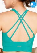 Sports bra, yoga bra, exercise bra IBY - Yoga Sport Bra Light Support Flow - Green Persian