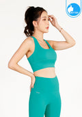 Sports bra, yoga bra, exercise bra IBY - Yoga Sport Bra Light Support Flow - Green Persian