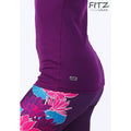 Fitz Yoga Shirt - Strappy Tank Top - Plum