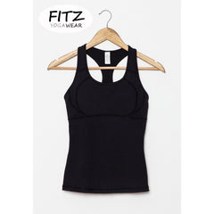 เสื้อโยคะ Fitz - Breeze Tank Top - Black