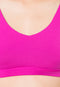 สปอร์ตบรา บราโยคะ บราออกกำลังกาย Fitz - Black Mesh Bra - Hot Pink *พร้อมส่ง*