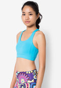 Sports bra, yoga bra, exercise bra, Fitz - Phoenix Bra - Sky Blue