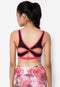 สปอร์ตบรา บราโยคะ บราออกกำลังกาย Fitz - Black Mesh Bra - Watermelon Red *พร้อมส่ง*