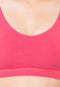 สปอร์ตบรา บราโยคะ บราออกกำลังกาย Fitz - Black Mesh Bra - Watermelon Red *พร้อมส่ง*