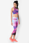 Sports bra, yoga bra, exercise bra, Fitz - Fairy crop Bra - Night Megic *Ready to send*