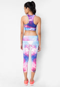 Sports bra, yoga bra, exercise bra, Fitz - Fairy crop Bra - Night Megic *Ready to send*