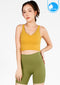 สปอร์ตบรา บราโยคะ บราออกกำลังกาย IBY - Yoga Sport Crop With Bra Focus - Yellow Mustard เหลืองมัสตาร์ด