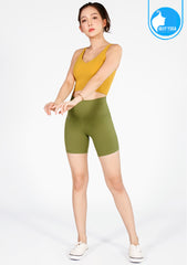 สปอร์ตบรา บราโยคะ บราออกกำลังกาย IBY - Yoga Sport Crop With Bra Focus - Yellow Mustard เหลืองมัสตาร์ด