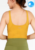 Sports bra, yoga bra, exercise bra IBY - Yoga Sport Crop With Bra Focus - Yellow Mustard, mustard yellow