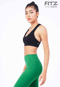 Sports bra, yoga bra, exercise bra, Fitz - Fiona Sports Bra - Black *Ready to ship*
