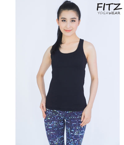 Fitz - Gleam Tank Top - Black
