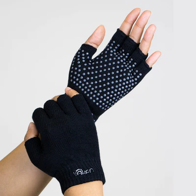 ถุงมือกันลื่นรุ่น Vaken Grip Gloves-1 Pairs/Pack - Black Dot Grey