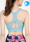 สปอร์ตบรา บราโยคะ บราออกกำลังกาย IBY - Yoga Sport Bra Gym - Blue ฟ้า
