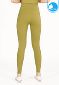 IBY - Yoga High Waist Long Legging Shine - Olive Green