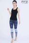 Fitz High Waist 7/8 Legging - Elbrus กางเกงโยคะเอวสูง ลายเอลบรุส