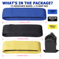 Resistance Bands, Hip Bands, elastic straps with anti-slip strips