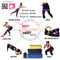 Resistance Bands , Hip Bands สายรัดยืดได้มีเเถบกันลื่น