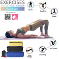 Resistance Bands, Hip Bands, elastic straps with anti-slip strips