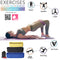 Resistance Bands , Hip Bands สายรัดยืดได้มีเเถบกันลื่น