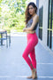 Fitz ALOHA 7/8 LEGGING - Red Velvet