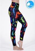 IBY-Long yoga pants, model 535S - See-San colorful pattern