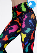 IBY-Long yoga pants, model 535S - See-San colorful pattern