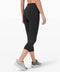 Lululemon pace rival crops 22' in black