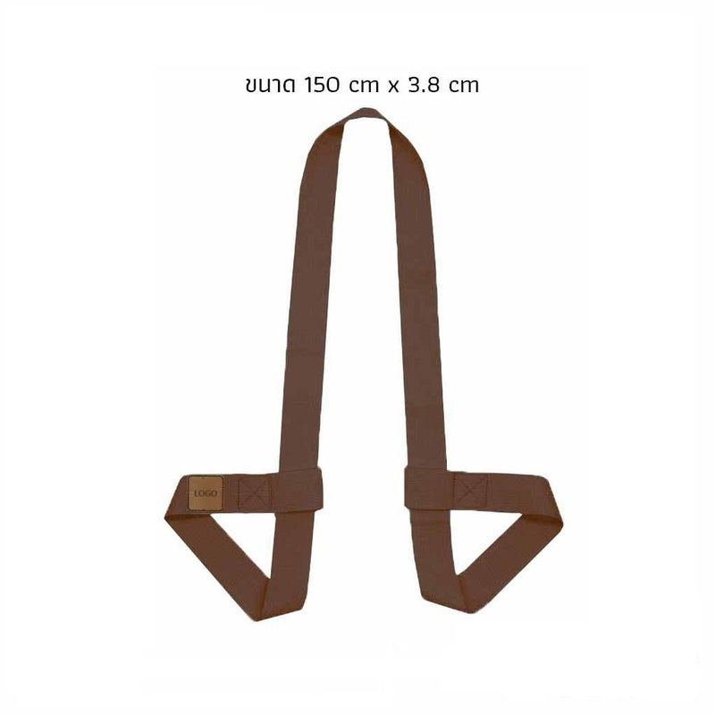 สายหิ้วเสื่อโยคะ ติด Logo