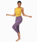 IBY - Tie back tank, stretchy exercise tank top, Tie model - Yellow