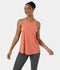 IBY - Tie back tank เสื้อกล้ามผ้ายืดออกกำลังกาย รุ่น Tie - Orange