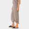 Tavi Unwind Gauze Pant กางเกงออกกำลังกายผู้หญิง ผ้าฝ้าย 100% ทรงขากว้าง ระบายอากาศดี ใส่สบาย