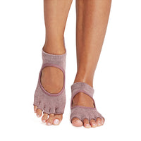 ToeSox Grip Half Toe Bellarina Rosy โทซอคส์ ถุงเท้ากันลื่น ปิดนิ้วเท้า พิลาทิส บาร์ โยคะ และเต้น