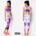 Sports bra, yoga bra, exercise bra, Fitz - Fairy crop Bra - Night Megic *Ready to send*
