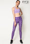 สปอร์ตบรา บราโยคะ บราออกกำลังกาย Fitz - Sweaty Bra - Light Purple