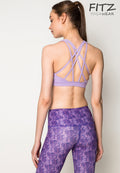 Sports bra, yoga bra, exercise bra Fitz - Sweaty Bra - Light Purple