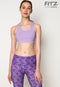 สปอร์ตบรา บราโยคะ บราออกกำลังกาย Fitz - Sweaty Bra - Light Purple