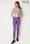 สปอร์ตบรา บราโยคะ บราออกกำลังกาย Fitz - Sweaty Bra - Light Purple