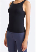 IBY Yoga Sport Tank With Bra Breath - Black