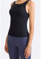 เสื้อโยคะมีบราในตัว IBY - Yoga Sport Tank With Bra Breath - Black