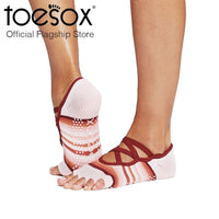 New Fall 2024 ToeSox Grip Half Toe Elle โทซอคส์ ถุงเท้ากันลื่น เปิดนิ้วเท้า พิลาทิส บาร์ โยคะ และเต้น