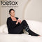 ToeSox Grip Half Toe Scrunch Knee ถุงเท้ากันลื่น เปิดนิ้วเท้า ถุงเท้าพิลาทิส ถุงเท้าโยคะ รุ่น สครันช์ ยาวใต้เข่า แบรนด์