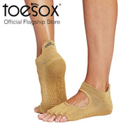 New Fall 2024 ToeSox Grip Half Toe Bellarina โทซอคส์ ถุงเท้ากันลื่น เปิดนิ้วเท้า พิลาทิส บาร์ โยคะ และเต้น