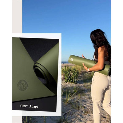 Manduka🐸GRP® Adapt Lite 2.0 Yoga Mat หนา 4 มม. 🧘‍♀️ เสื่อโยคะน้ำหนักเบา พร้อมลุยเหงื่อ ยึดเกาะจริงจัง