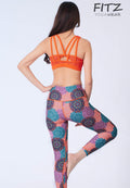 Sports bra, yoga bra, exercise bra Fitz - SixPower Bra - Fire