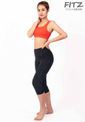 Sports bra, yoga bra, exercise bra Fitz - SixPower Bra - Fire