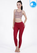 IBY - Yoga High Waist Long Legging Sun Bright - Blood Red