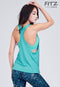 Fitz - Texas Tank Top - Teal
