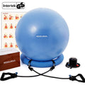 Ball Chair 65cm. Yoga ball with base and stretch rope.
